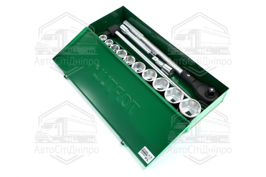Набір інструментів 3/4" 14од. (6-гр.) metal case GCAD1405(TOPTUL)