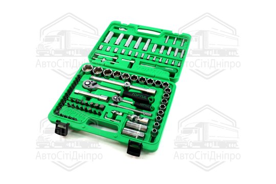 Набір інструментів 1/4"1/2" 94од. (6-гр.) new box GCAI094R(TOPTUL)