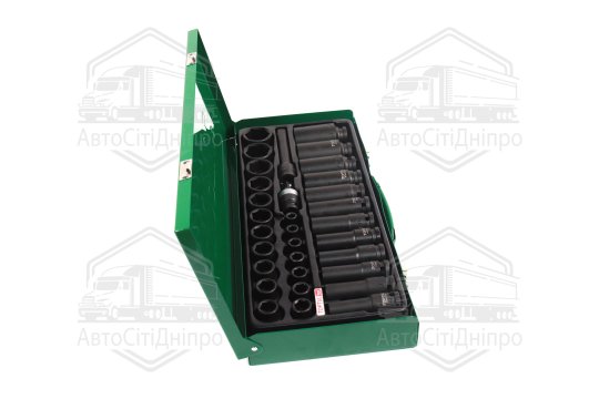 Набір ударних головок 1/2" 8-32мм 32од. короткі+довгі TOPTUL GDAD3201 (TOPTUL)
