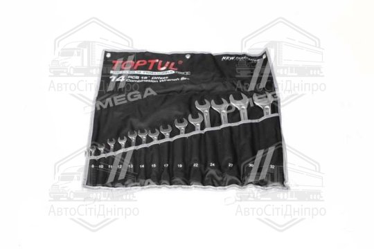 Набір ключів комбінованих 14 шт. 8-32 "Hi-Performance" GPAX1401 (TOPTUL)