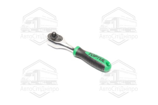 Тріскачка 1/4" 36 зубців (пластикова олія-бензостійка ручка) TOPTUL S135(TOPTUL)