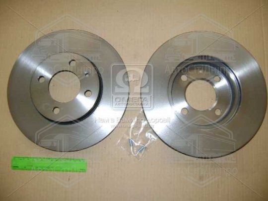 Диск гальмівний SEAT IBIZA IV, VW CADDY передн., вент. (вир-во TRW)