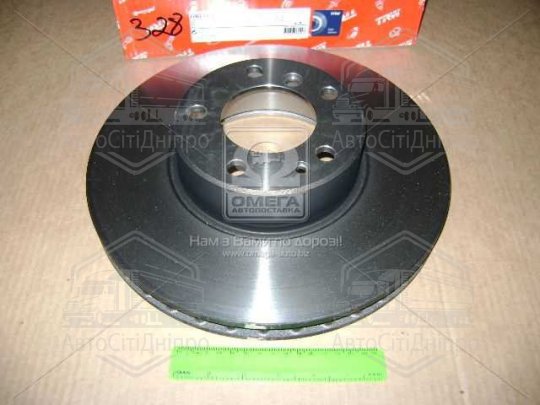 Диск гальмівний BMW 5 (E39), 7 (E32) передн., вент. (вир-во TRW)