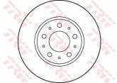 Диск гальмівний VOLVO, передн., вент. (вир-во TRW)