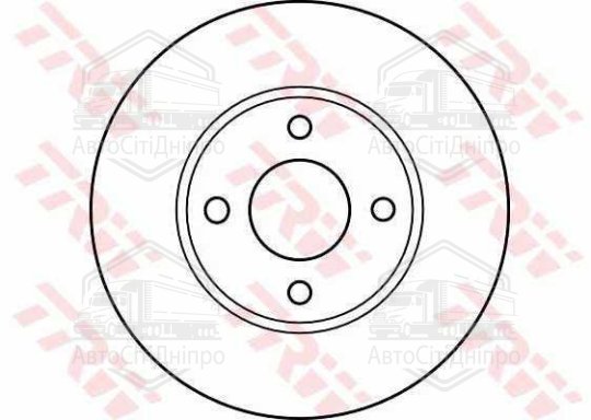 Диск гальмівний NISSAN, передн. (вир-во TRW)