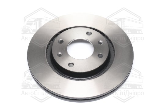 Диск гальмівний CITROEN C3, C4, PEUGEOT 207 передн., вент. (вир-во TRW)