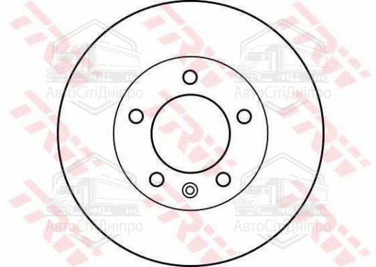 Диск гальмівний NISSAN, OPEL, RENAULT, задн. (вир-во TRW)