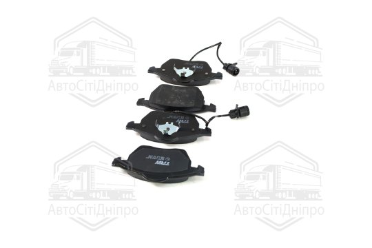 Колодка гальм. диск. AUDI 100 (44, 44Q, C3, 4A, C4) передн. (вир-во TRW)