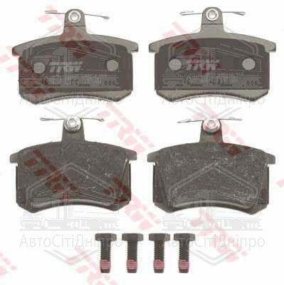 Колодка гальм. диск. AUDI 100 (44, 44Q, C3, 4A, C4) задн. (вир-во TRW)