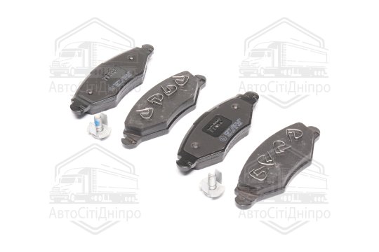 Колодка гальм. диск. PEUGEOT 206 передн. (вир-во TRW)