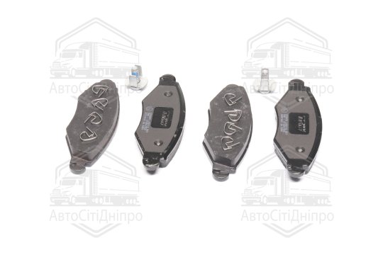 Колодка гальм. диск. PEUGEOT 206 передн. (вир-во TRW)