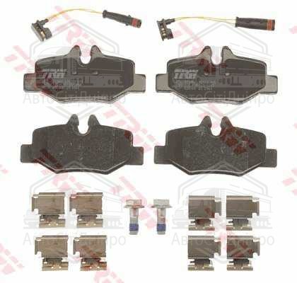 Колодка гальм. диск. MB VIANO (W639), VITO (W639) задн. (вир-во TRW)