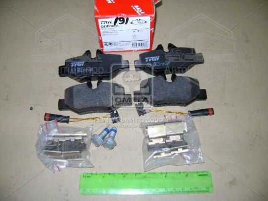 Колодка гальм. диск. MB VIANO (W639), VITO (W639) задн. (вир-во TRW)