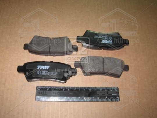 Колодка гальм. диск. NISSAN PATHFINDER задн. (вир-во TRW)