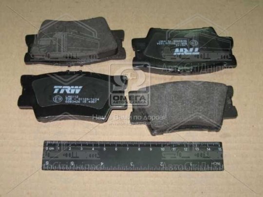 Колодка гальм. диск. TOYOTA CAMRY, RAV 4 задн. (вир-во TRW)