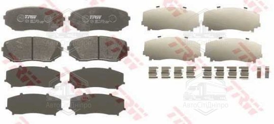 Колодка гальм. диск. MAZDA CX-7 передн. (вир-во TRW)