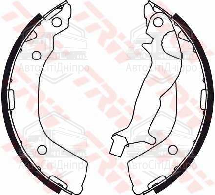 Колодка гальм. барабан. HYUNDAI GETZ задн. (вир-во TRW)