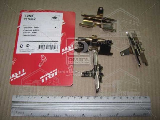 Колодка гальм. компл. монтажний CHEVROLET LACETTI задн. (вир-во TRW)