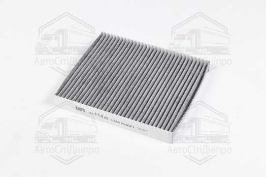 Фільтр салону SKODA FABIA 99-, ROOMSTER 06-, AUDI A2, VW POLO 02- вугільний (вир-во UFI)