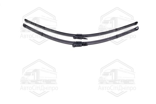 Щітки склоочисника 700/700 мм безкаркасна компл. (вир-во Valeo)