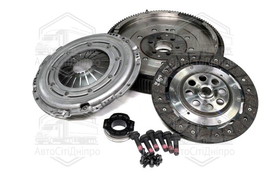 Комплект зчеплення VW GOLF VI 09-13, PASSAT B6 09-10, TRANSPORTER V-VI 09- 1,6-2,0TDI(вир-во VALEO)