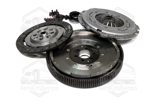 Комплект зчеплення VW GOLF VI 09-13, PASSAT B6 09-10, TRANSPORTER V-VI 09- 1,6-2,0TDI(вир-во VALEO)