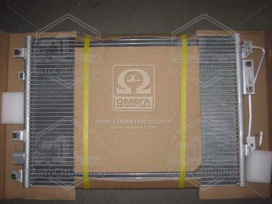 Конденсор кондиціонера KANGOO 14i MT/AT 03- (Van Wezel)