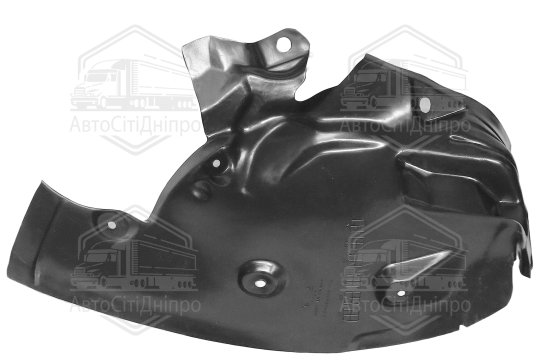 Підкрилок передній правий RENAULT MEGANE 09 > 15 (вир-во Van Wezel)