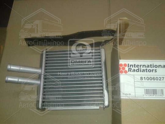 Радіатор обігрівача LANOS /NUBIRA  ALL 97- (Van Wezel)