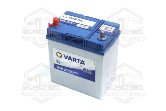 Акумулятор 40Ah-12v VARTA BD(A15) (187х127х227),L,EN330 Азія тонк.клеми