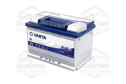 Акумулятор 70Ah-12v VARTA BD EFB (278х175х190), R, EN760