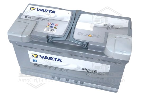Акумулятор 95Ah-12v VARTA Silver Dynamic AGM (A5) (353х175х190), R, EN850