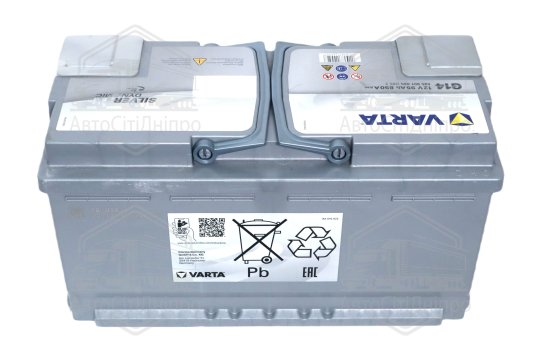 Акумулятор 95Ah-12v VARTA Silver Dynamic AGM (A5) (353х175х190), R, EN850
