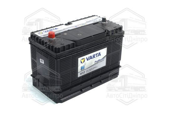 Акумулятор 105Ah-12v VARTA ProMotive SLI (H17) (330х172х238),L,EN800 клеми по центру