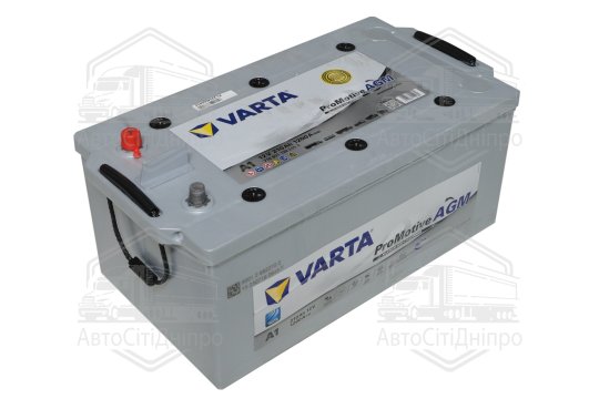 Акумулятор 210Ah-12v VARTA ProMotive AGM (A1) (518x276x242),полярність зворотна (3),EN1200