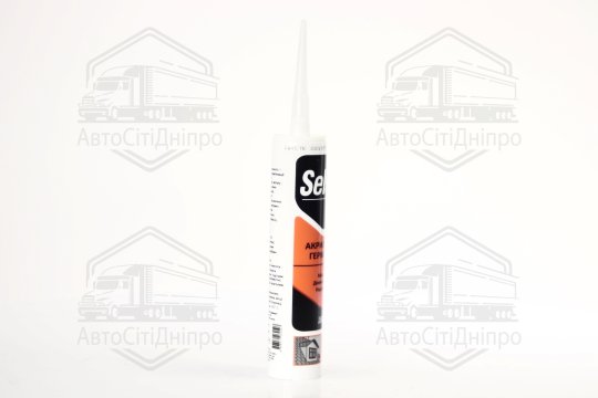 Герметик акриловий SELSIL, V=310 мл. білий (VIROK)