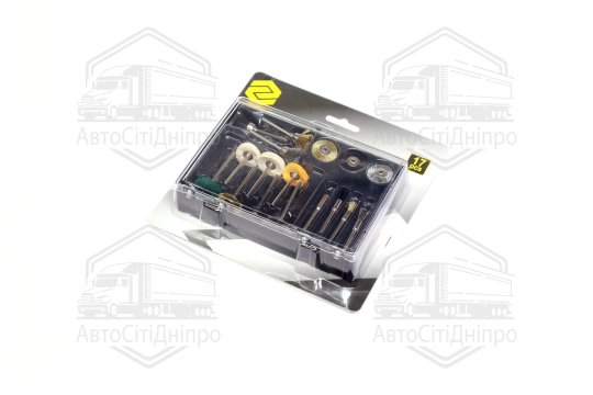 Шліф. і полір-ні насадки до мінішліф. машинки, наб. 17шт(VOREL)