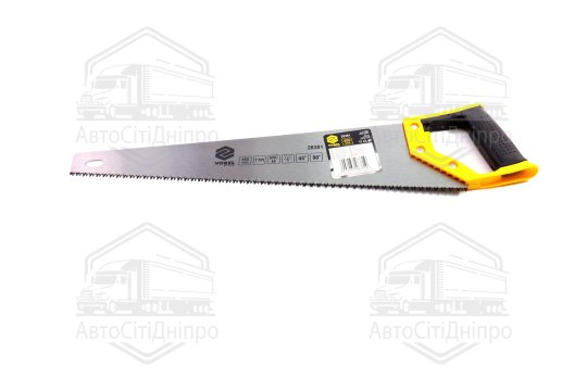 Ножування по дереву: L = 450 мм, W = 1 мм, Твердість 48 HRC, 7 зуб / 1" (VOREL)