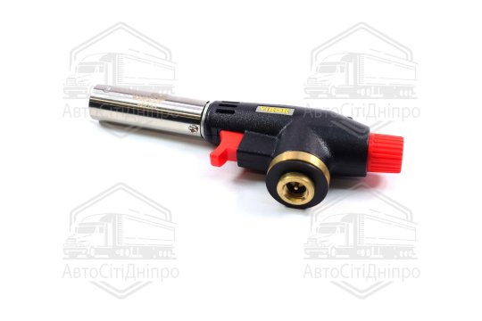 пальник газовий з різьбовим (eu) з'єднанням, п'єзо запал, 360 ° (VIROK)