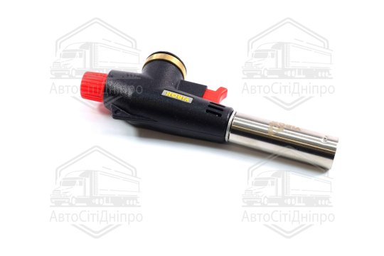 пальник газовий з різьбовим (eu) з'єднанням, п'єзо запал, 360 ° (VIROK)