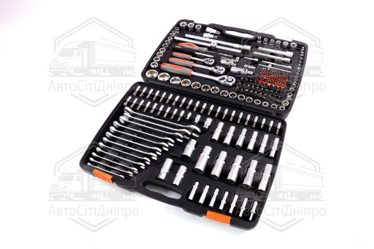 Набір торцевих головок, насадок STHOR: квадрат 1/2" з інструментами [216 Од.], Набір(VOREL)