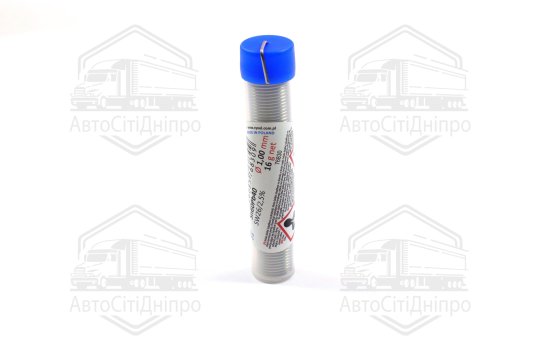 Припій Sn60-Pb40 дротяний в капсулі: O = 1мм, m = 16 г [25/600] (VOREL)