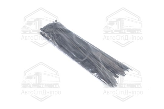 Хомут стяжний капрон. UV чорний 350х4,8 100 шт.  [80](GEMI)