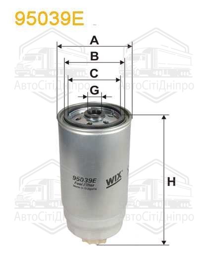 Фільтр палив. IVECO DAILY 95039E/PP879/3 (вир-во WIX-FILTERS)