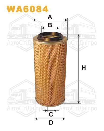 Фільтр повітряний VW LT WA6084/AM413 (вир-во WIX-FILTERS)