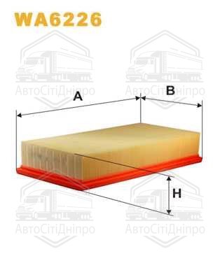Фільтр повітряний FORD TRANSIT WA6226/AP061 (вир-во WIX-FILTERS UA)