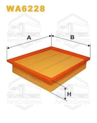 Фільтр повітряний VW WA6228/AP063 (вир-во WIX-FILTERS UA)