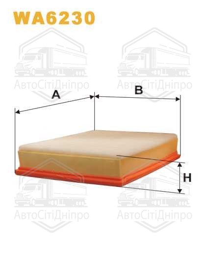 Фільтр повітряний WA6230/AP065 (вир-во WIX-FILTERS)
