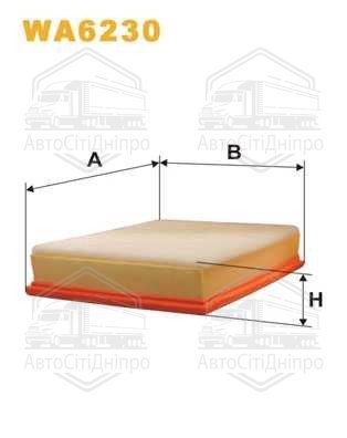Фільтр повітряний WA6230/AP065 (вир-во WIX-FILTERS)