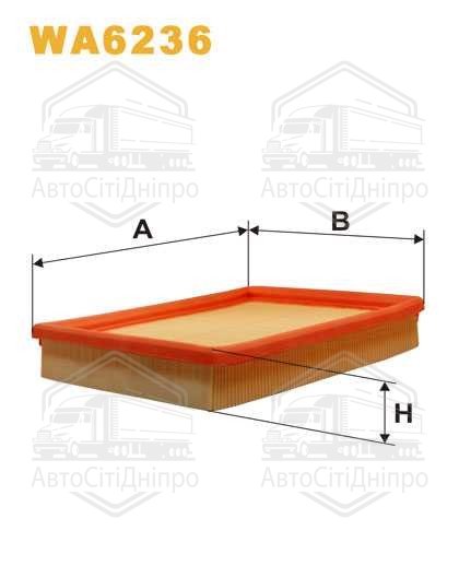 Фільтр повітряний OPEL WA6236/AP071 (вир-во WIX-FILTERS UA)